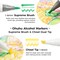 Ohuhu Alcohol Markers Supreme Brush Tip: 24-Color Brush & Chisel Double Tipped Art Marker Set for Artist Adults Coloring Illustrations -Honolulu Plus-Refillable